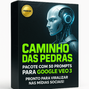 Kit Caminho das Pedras – 50 Prompts para Google Veo3